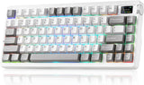 X Aula Nova75 - Teclado mecánico para juegos, 75% teclado inalámbri...