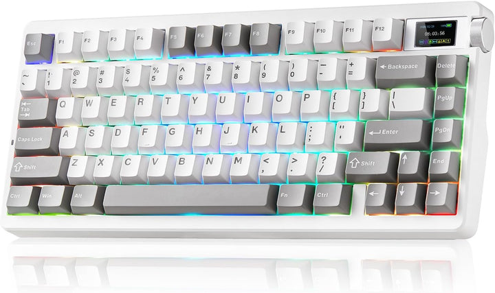 X Aula Nova75 - Teclado mecánico para juegos, 75% teclado inalámbri...