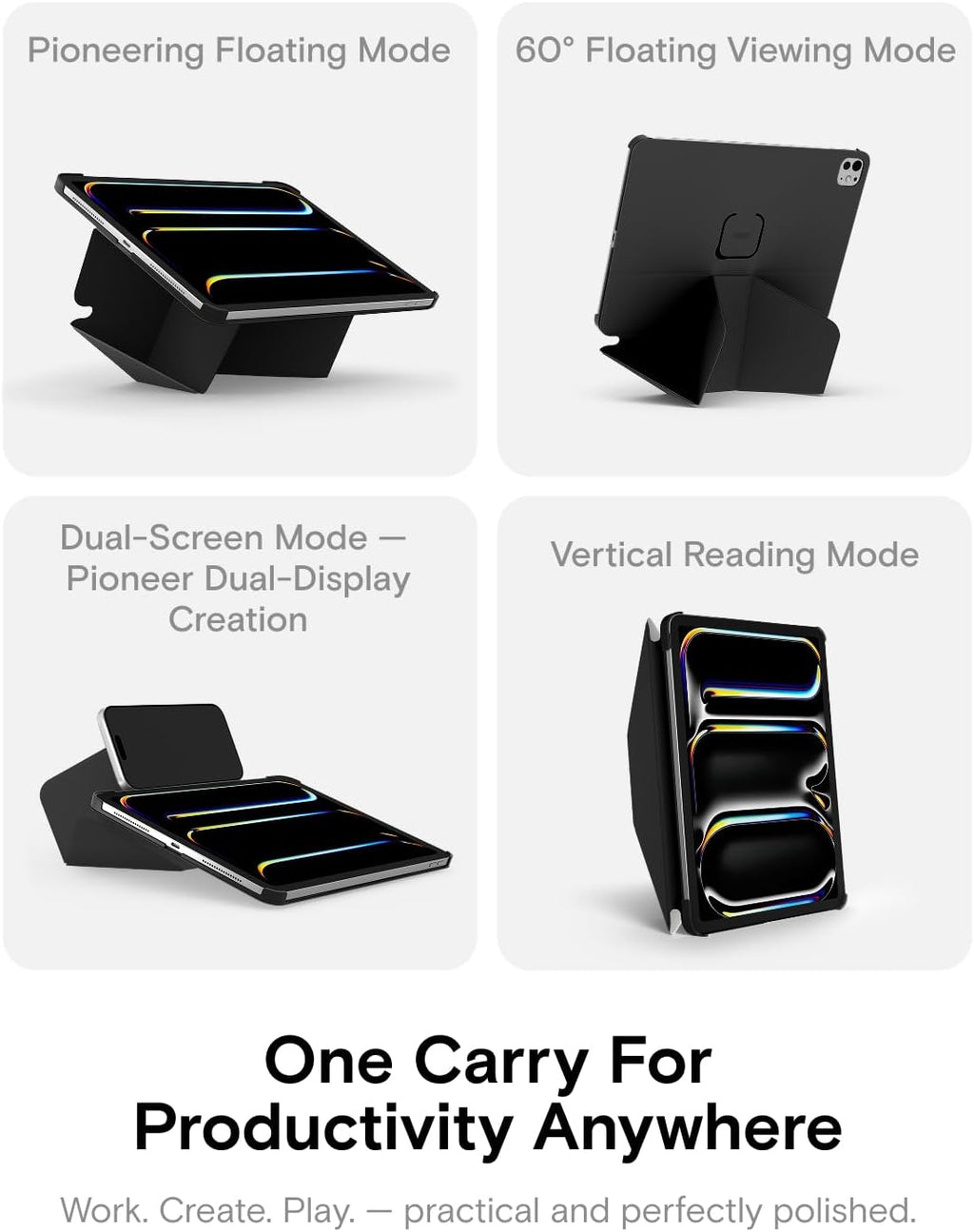 MOFT Dynamic Folio - Funda para iPad Air de 13 pulgadas M4/M3/M2