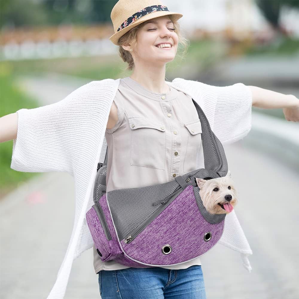 PetAmi - Transportador para perros pequeños, bolso manos libres para
