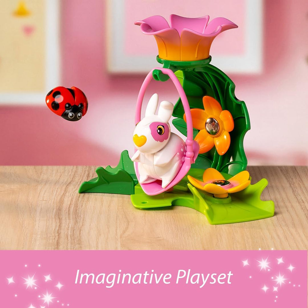 BRIO Flora Azalea Flower Swing - Encantador juego interactivo de construcción y decoración de 11 piezas para un juego imaginativo - A partir de 3 años