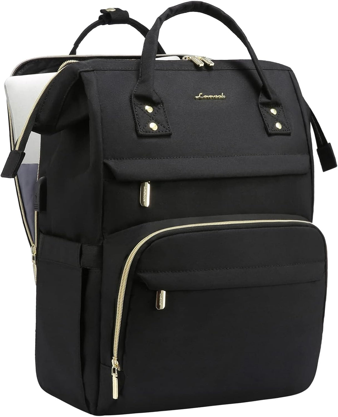 LOVEVOOK Mochila para laptop para mujer, viaje con compartimento, r...