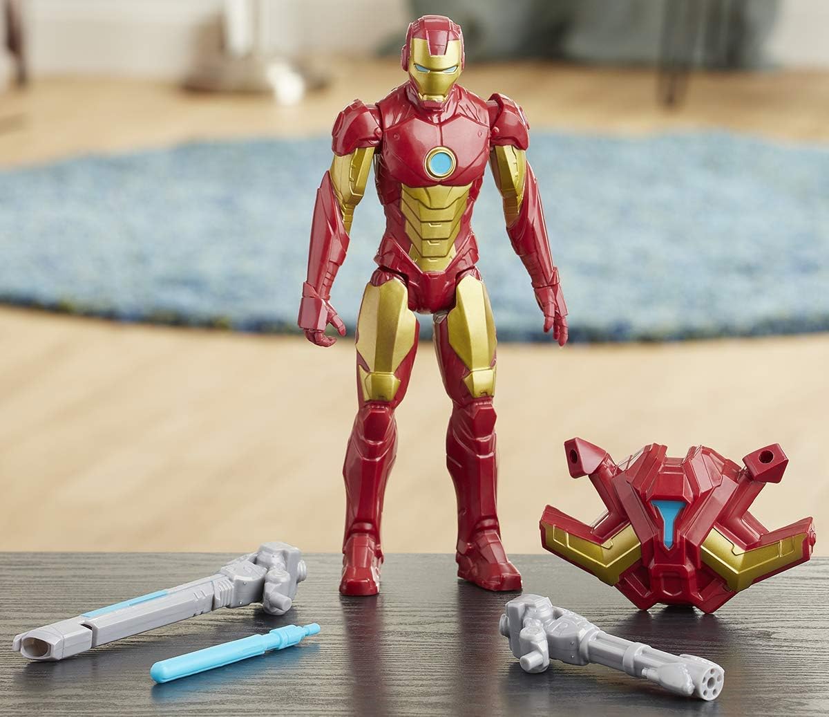 Avengers Marvel Titan Hero Series Blast Gear Iron Man Figura de acc...