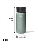 OXO Good Grips - Taza de café de viaje de 16 oz con tapa SimplyClean™ a prueba de fugas, color jade