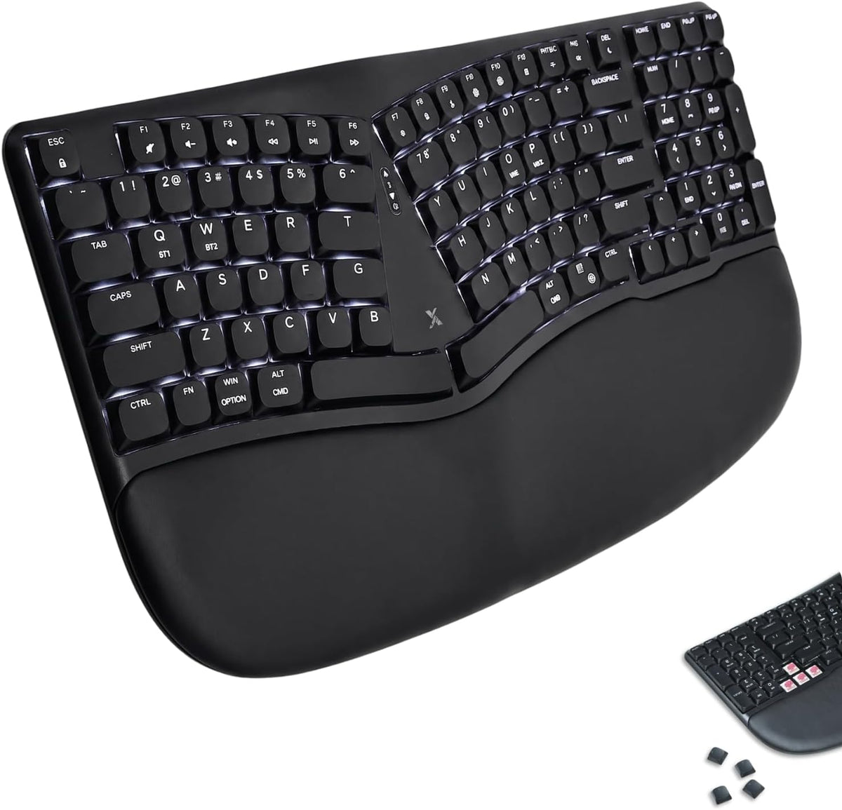 Teclado ergonómico mecánico de bajo perfil X9 Performance - (BT + 2...