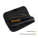 Hot Beauty Mini plancha plana profesional de cerámica de 1\/2 pulga...