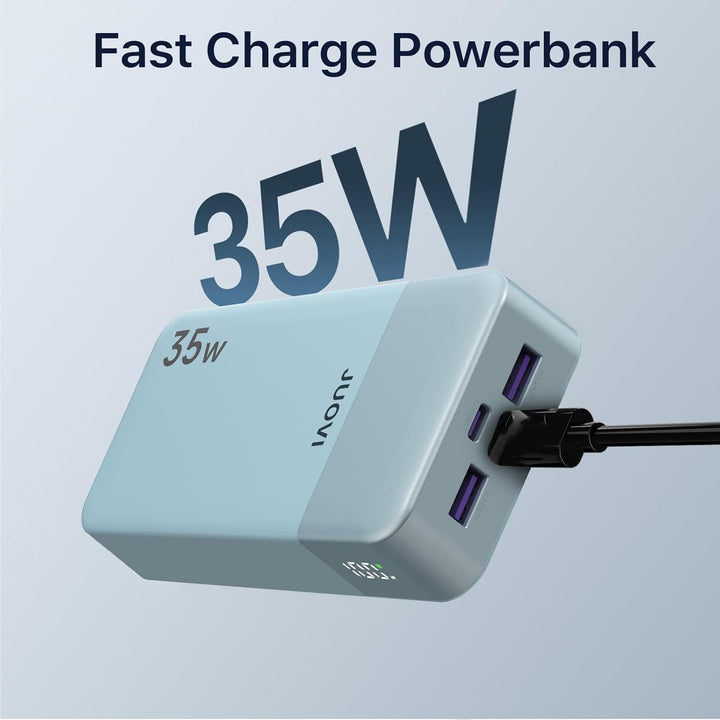 JUOVI Cargador portátil J2651, 35 W 20000 mAh USB C entrada y salid...