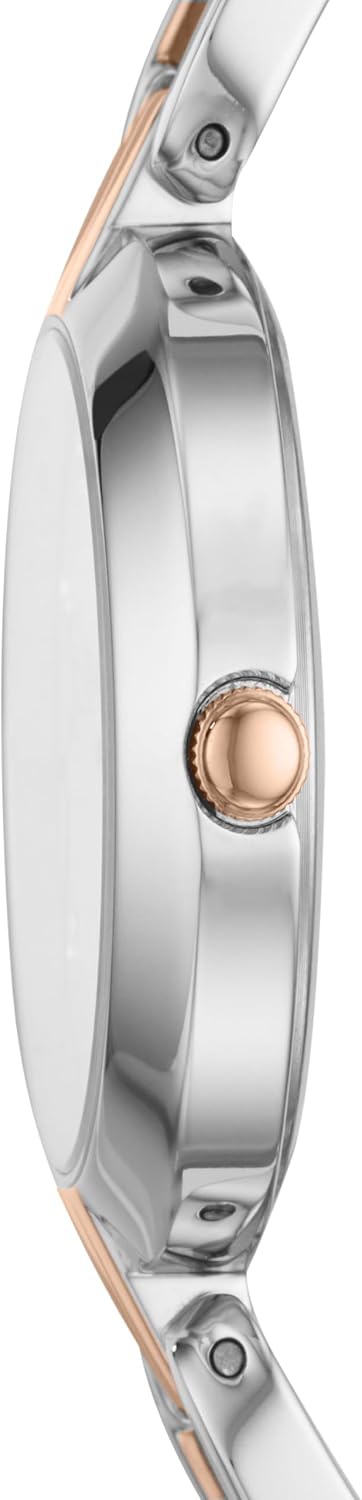 Fossil Reloj de cuarzo Kerrigan de cuarzo de acero inoxidable para mujer