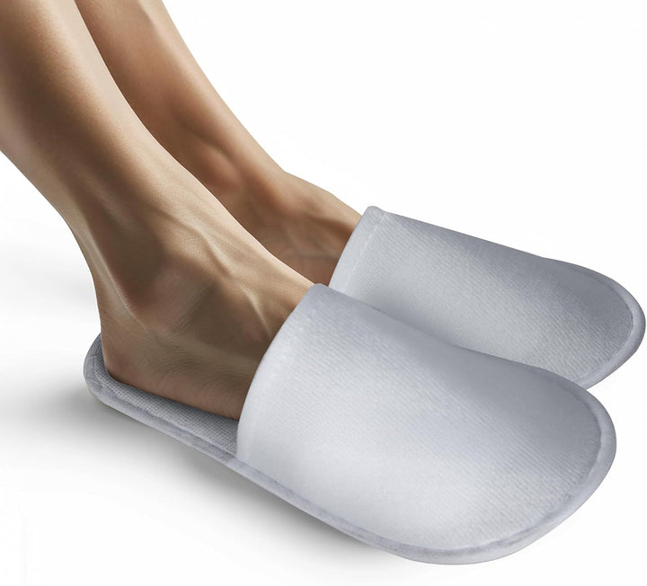 UrbanRoots 28 pares de pantuflas desechables para invitados, pantuf...