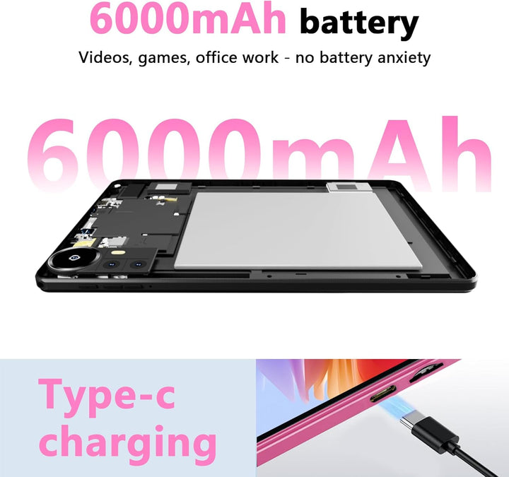 Tableta Android 15 de 10 pulgadas, 20 GB de RAM, 128 GB ROM 2 TB ex...