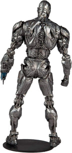 McFarlane Toys DC Justice League Movie Cyborg - Figura de acción de 7 pulgadas, Plata, biege