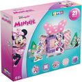 Tytan Juego Oficial de Fichas Magnéticas de Personajes de Disney Junior Minnie Mouse – Juguete de Construcción STEAM de 21 Piezas con Calcomanías Reutilizables y Manual de Instrucciones – Juguete