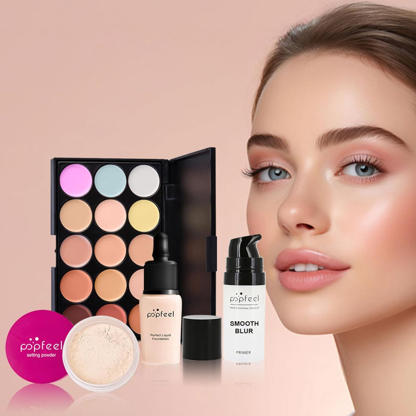 Joyeee Juego de regalo de maquillaje todo en uno para mujer, kit co...