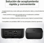Estación de acoplamiento USB-C G6 de 100 W con puertos HDMI, DisplayPort y