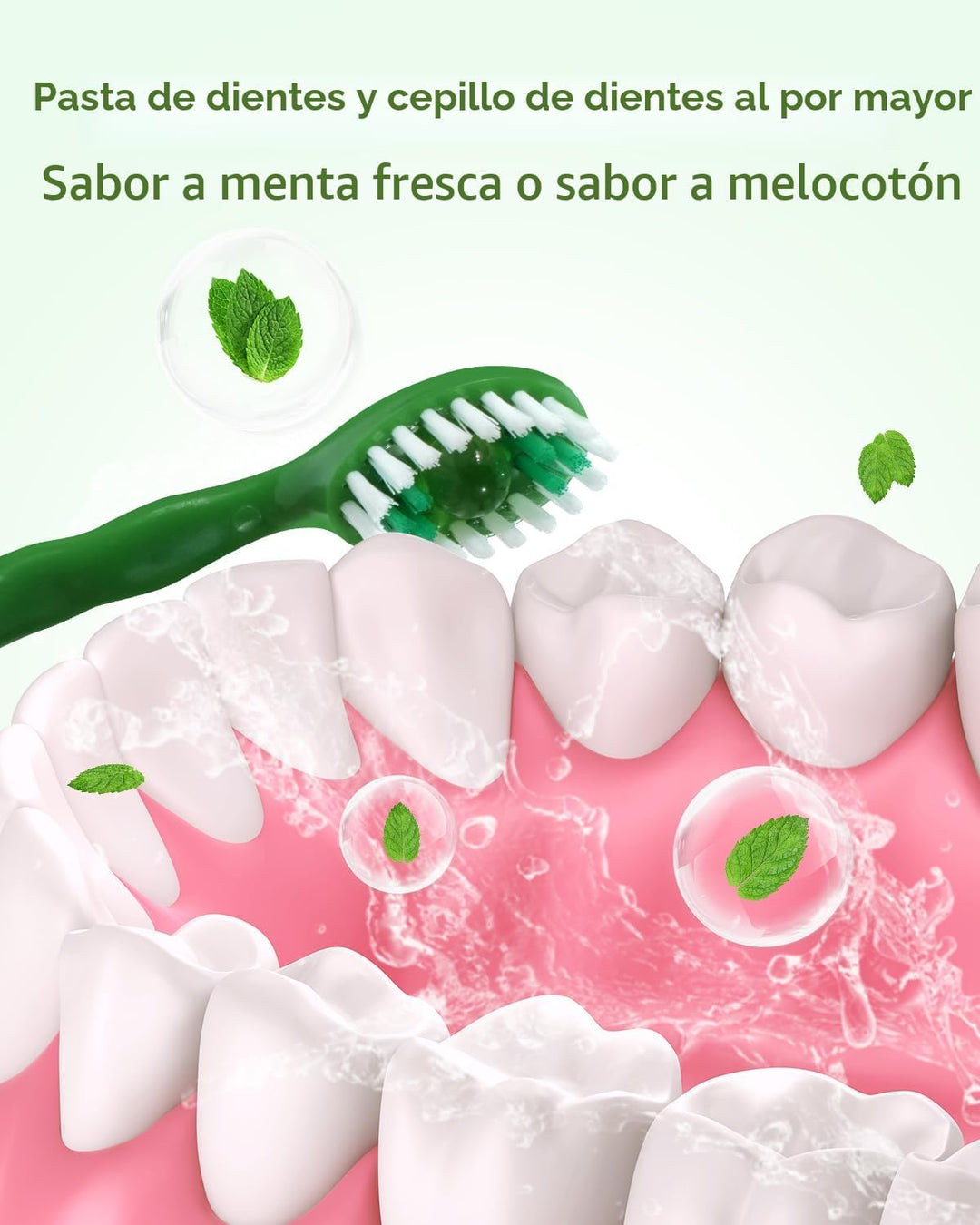 nicedae 60Ct Mini cepillo de dientes desechable de viaje a granel c...