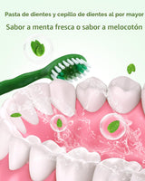 nicedae 60Ct Mini cepillo de dientes desechable de viaje a granel c...