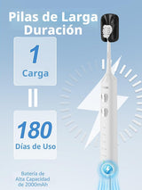 7MAGIC - Cepillo de dientes eléctrico sónico, tiempo de funcionamie...