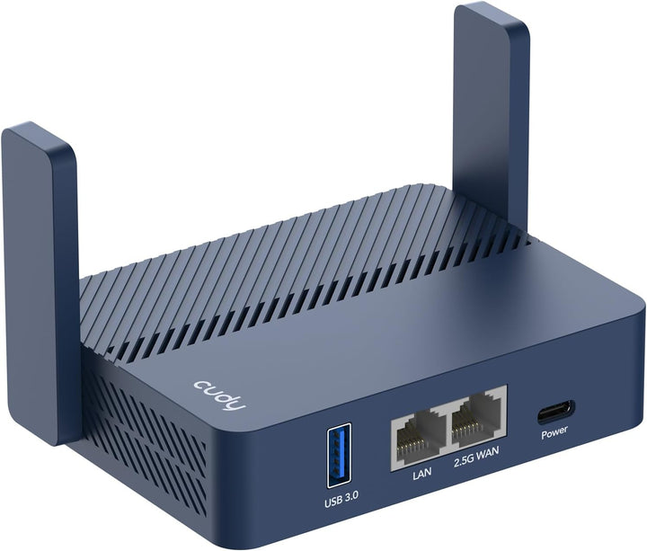 Cudy Router de viaje inalámbrico de 2.5 Gb con Wi-Fi 6 de bolsillo...