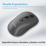 XBG Ratón Bluetooth inalámbrico B15pro, Bluetooth 5.0\/4.0 y 2.4G T...