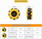 4WD Mecanum Robot Chassis Kit para Arduino y Raspberry Pi