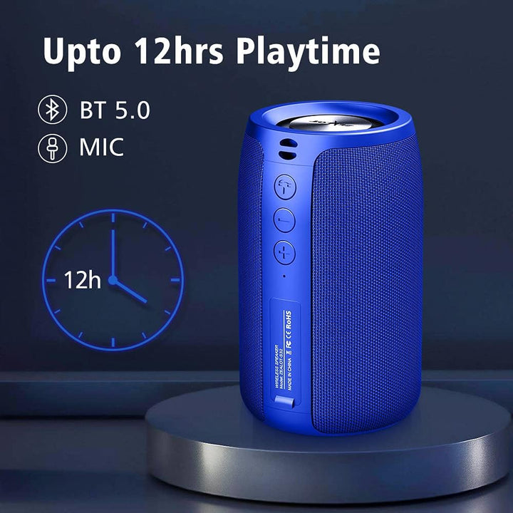 ZEALOT Altavoz Bluetooth, altavoz portátil S32, inalámbrico para ex...