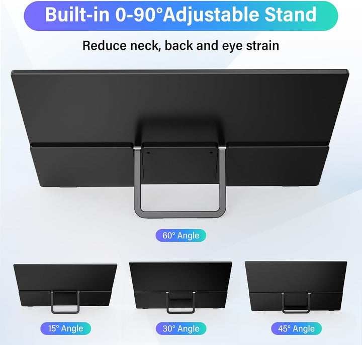 InnoView Monitor portátil de 15.6 pulgadas para portátil FHD 1080P...