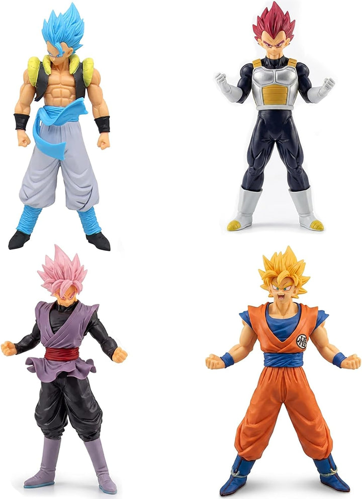 Juego de figuras de acción de superhéroes de anime, figuras de guer...
