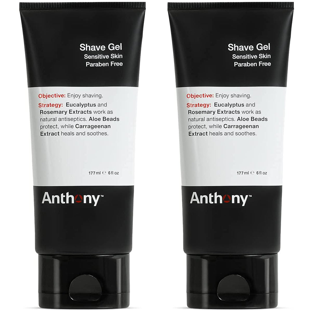 Anthony Gel de afeitado para pieles sensibles, crema de afeitar cal...
