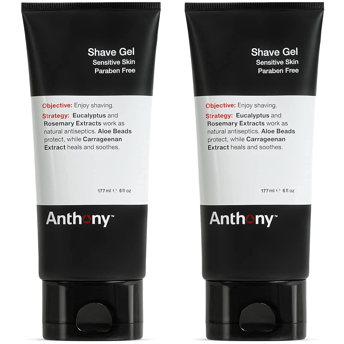 Anthony Gel de afeitado para pieles sensibles, crema de afeitar cal...