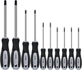 Juego de destornilladores hexagonales Allen (paquete de 10 unidades en tamaños SAE de precisión y estándar 0.035", .050", 1/16", 5/64", 3/32", 7/64", 1/8", 9/64", 5/32", 3/16") - Perfecto para autos RC, cuadricópteros y helicópteros