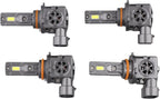 Termitor 9005 9006 - Bombillas LED combinadas, brillo de 15,5000 lúmenes, más de 85,000 horas de vida útil, 6500 K blanco frío, 1:1 tamaño mini HB3 HB4 Powersports luz para ATV UTV SUV