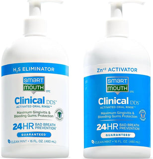 SmartMouth Clinical - Sistema de enjuague bucal activado con 2 bote...