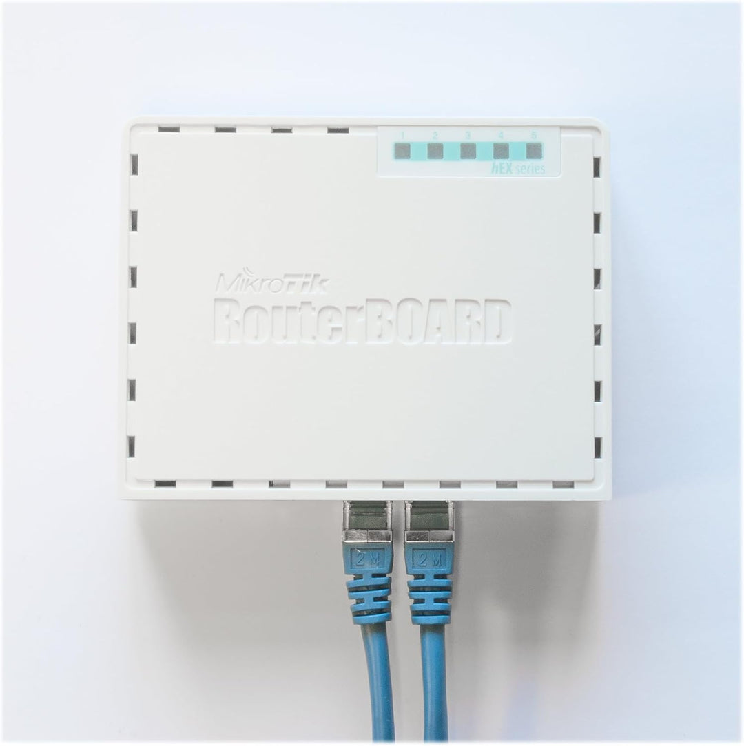 Mikrotik hEX RB750Gr3 Router Gigabit Ethernet de 5 puertos