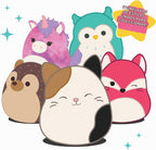 Squishmallows Mystery - Juego de 6 peluches de 10 pulgadas – Paquete oficial de Jazwares suaves y esponjosos, caja ciega sorpresa, regalo coleccionable de fiesta de cumpleaños para niños y niñas