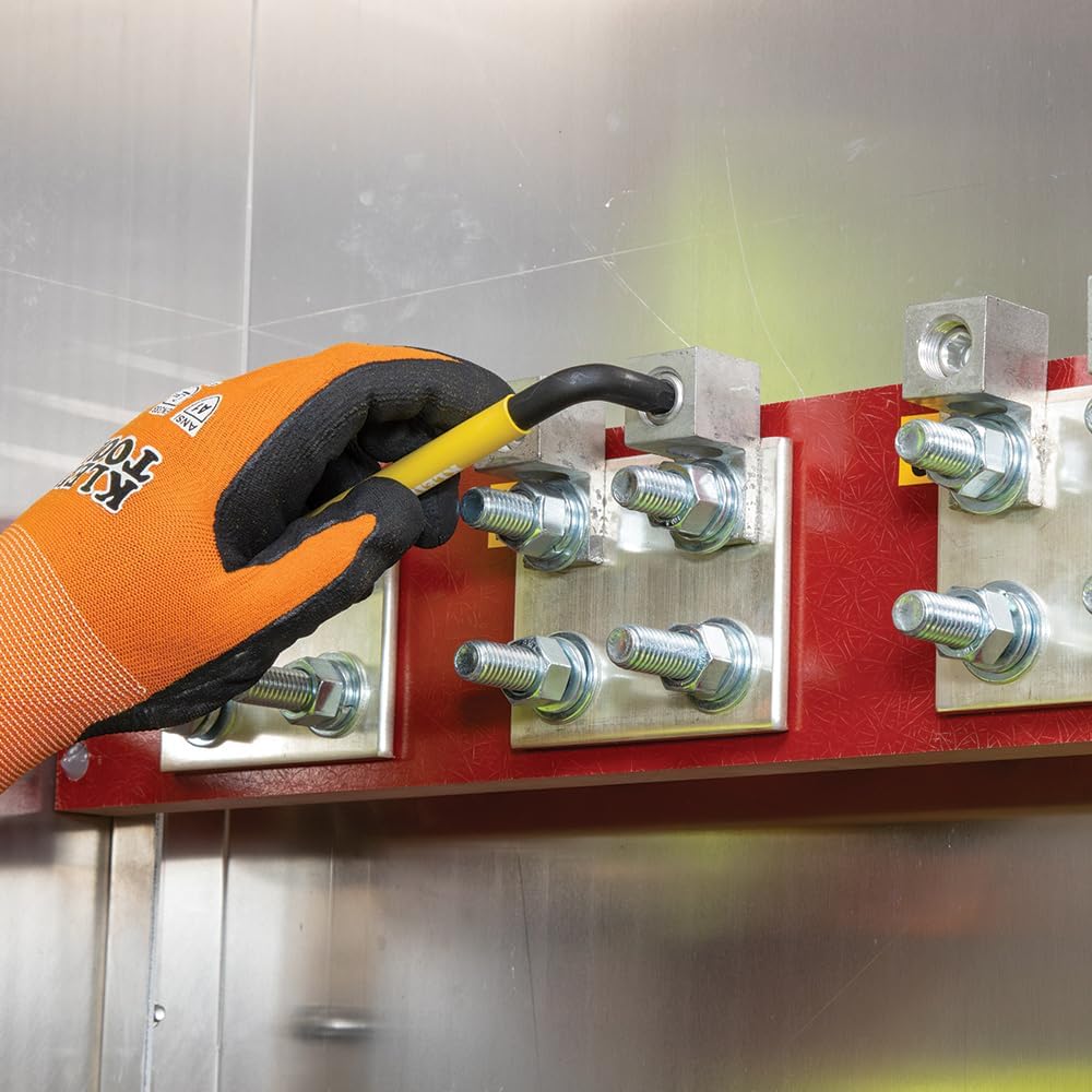 Klein Tools BLS18 Juego de llaves hexagonales, codificadas por color, SAE y métricas, tratadas térmicamente, estilo L, brazo largo y extremo de bola, de 1/16 de pulgada a 3/8 de pulgada y de 1.5 mm a