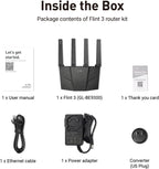 GLiNet GL-BE9300 Router WiFi 7 de tres bandas enrutador