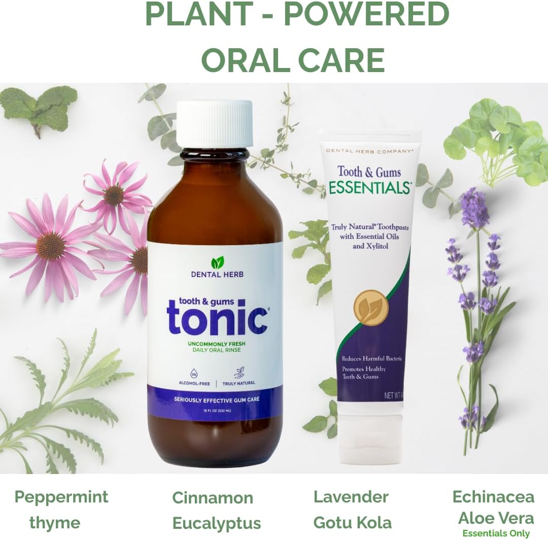 Kit de inicio de encías saludables, tónico para dientes y encías +...
