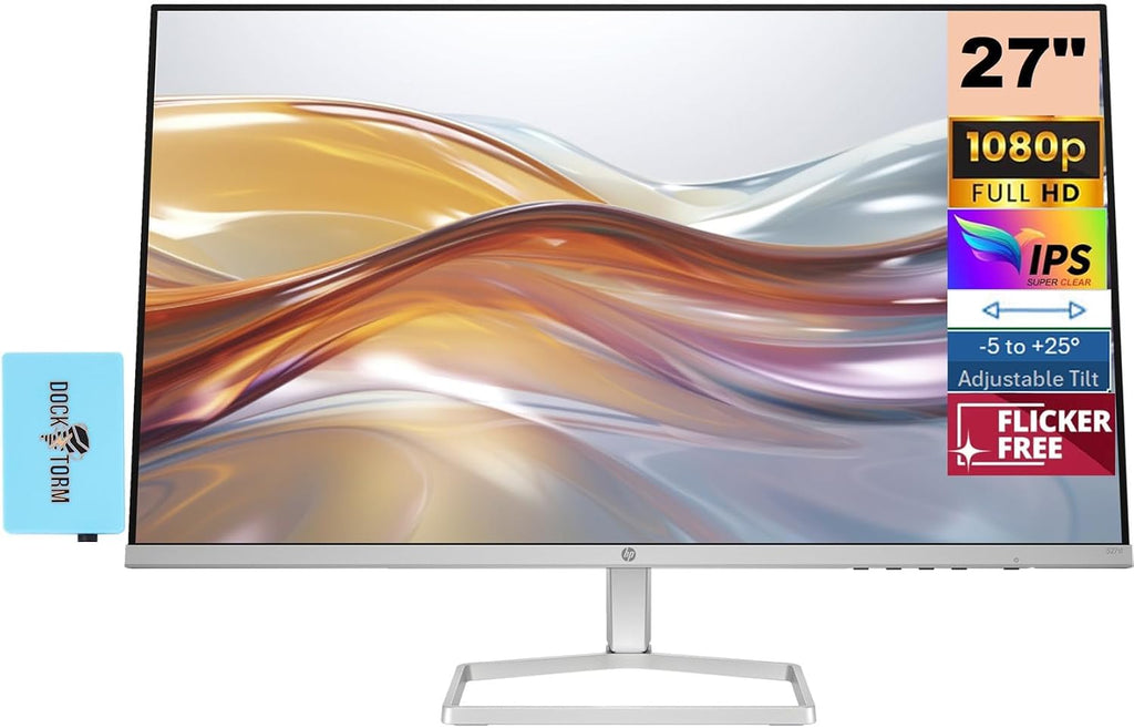 HP Monitor de computadora de 27 pulgadas 1080P Pantalla IPS antirre...