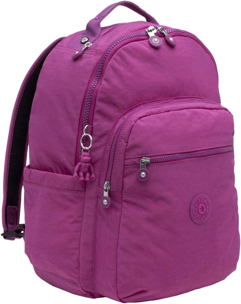 Kipling Seoul - Mochila para laptop para mujer, Rosa, talla única