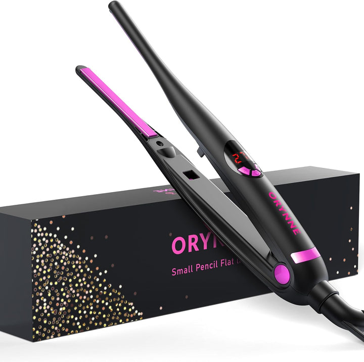 ORYNNE Planchas Pequeñas para Cabello Corto, Plancha Lápiz de Calen...