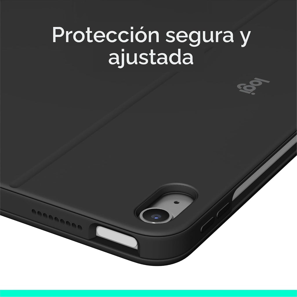 Logitech Combo Touch - Funda con teclado retroiluminado desmontable...