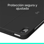 Logitech Combo Touch - Funda con teclado retroiluminado desmontable...