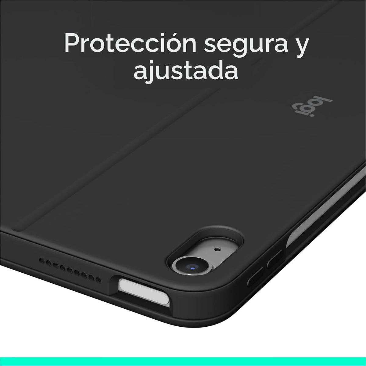 Logitech Combo Touch - Funda con teclado retroiluminado desmontable...