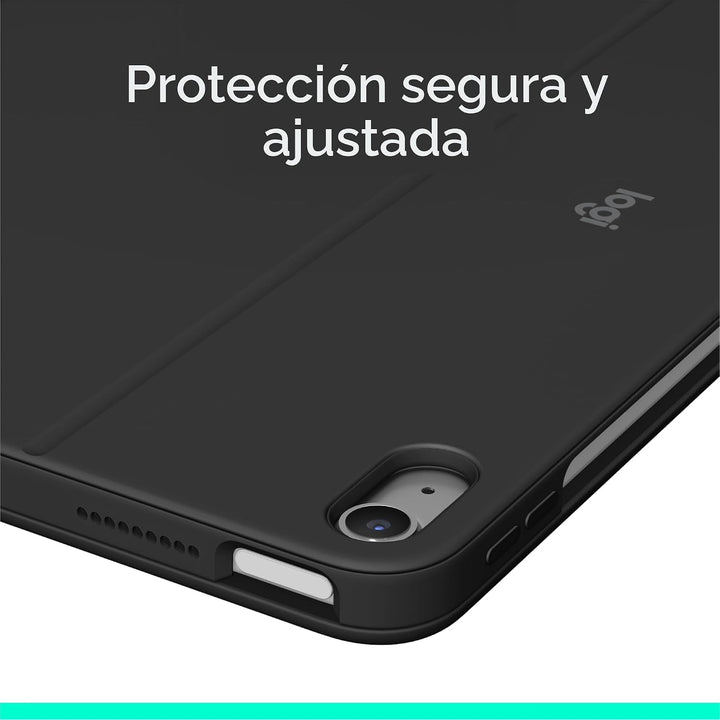 Logitech Combo Touch - Funda con teclado retroiluminado desmontable...