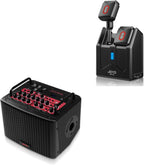 JOYO Sistema de guitarra inalámbrica de 5.8 GHz (JW-06) paquetes con amplificador combinado acústico JOYO de 40 vatios (BSK-40)