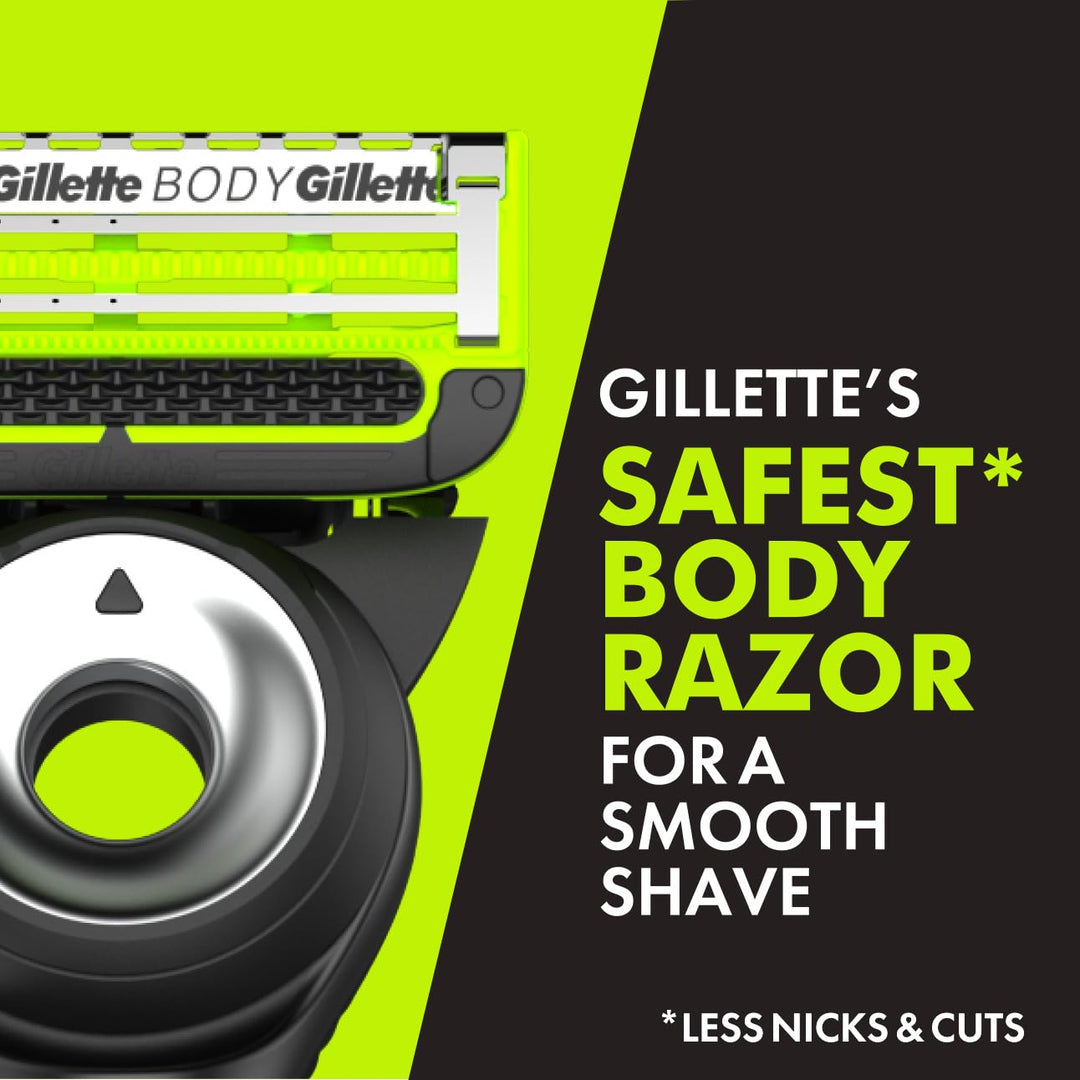 Gillette Labs Body + Intimate Razor para hombres, mango + 2 repuest...