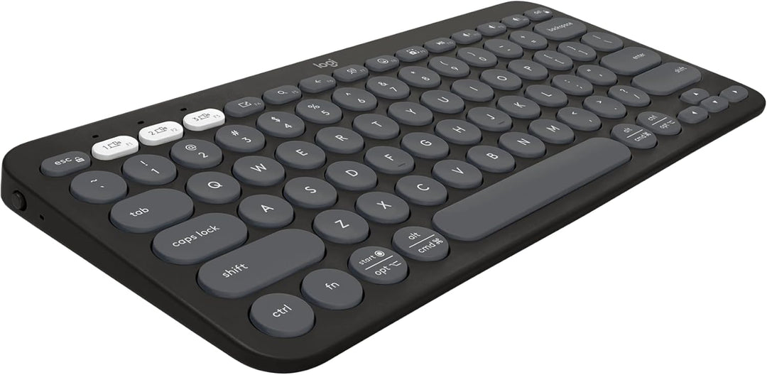 Logitech Pebble Keys 2 K380s, teclado inalámbrico Bluetooth multidi...