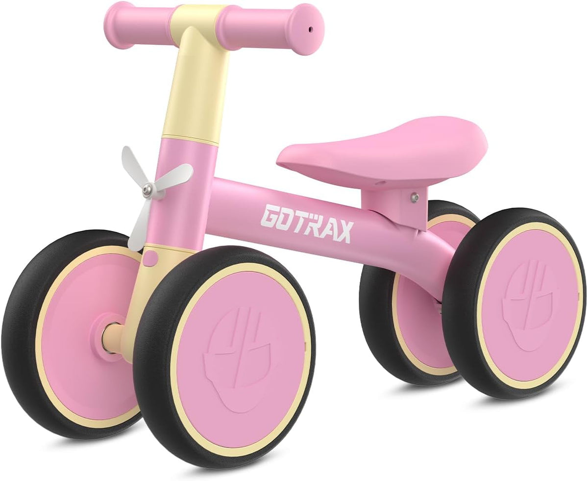 Gotrax Bicicleta de equilibrio para bebé, ruedas silenciosas de 7 pulgadas