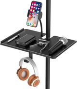 Soporte de Micrófono de Metal Chunxiao con Bandeja y Soporte para T...