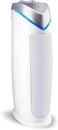 Germ Guardian Purificador de aire con filtro HEPA con desinfectante de luz ultravioleta, elimina los gérmenes, filtra las alergias, el polen, el humo, el polvo, la caspa de las mascotas, los olores del moho, purificador de aire silencioso 4 en 1 de 22